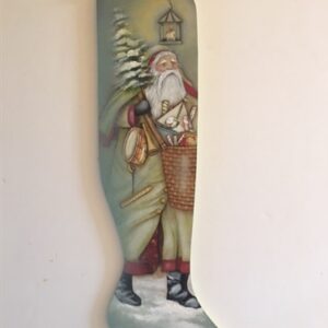 Pattern: VICTORIAN FATHER CHRISTMAS' STOKING FOGGED