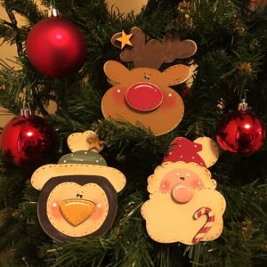 Sagome: WINTER FRIENDS ORNAMENTS