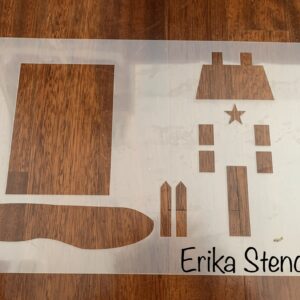 STENCIL CASA PRIM, STACCIONATA E CORVO #18