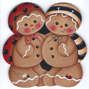 E-PATTERN: LOVE BUGS GINGERBREAD: Tradotto in italiano