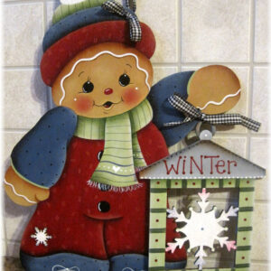 EPATTERN: GINGERBREAD WITH SNOWFLAKE LANTERN: Tradotto in italiano