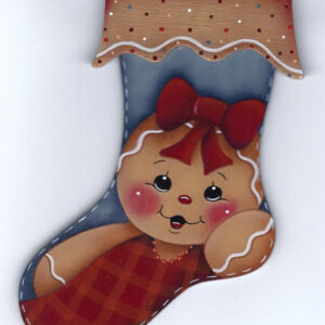 E-PATTERN: GINGERBREAD STOCKING ORNAMENT