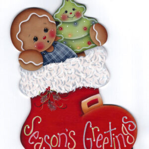 E-PATTERN: SEASON'S GREETINGS SANTA BOOT: Tradotto in italiano