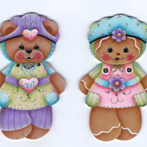 E-PATTERN: SUMMER FRIENDS GINGERBREAD AND TEDDY BEAR: Tradotto in italiano