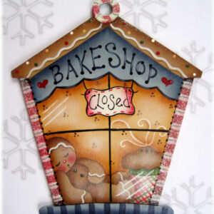 E-PATTERN: BAKESHOP CLOSED GINGERBREAD