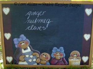 E-PATTERN: GINGERBREAD CHALKBOARD