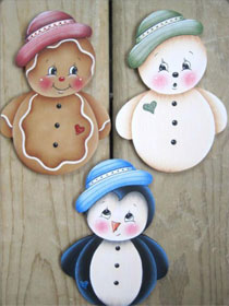 E-PATTERN: ROLY POLY ORNAMENTS