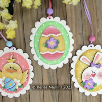 Pattern: SCALLOPED EASTER TAG