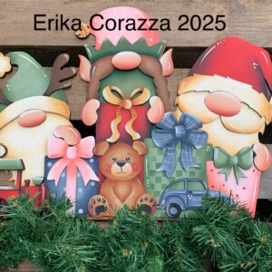 Sagoma: CHRISTMAS GNOME FAMILY