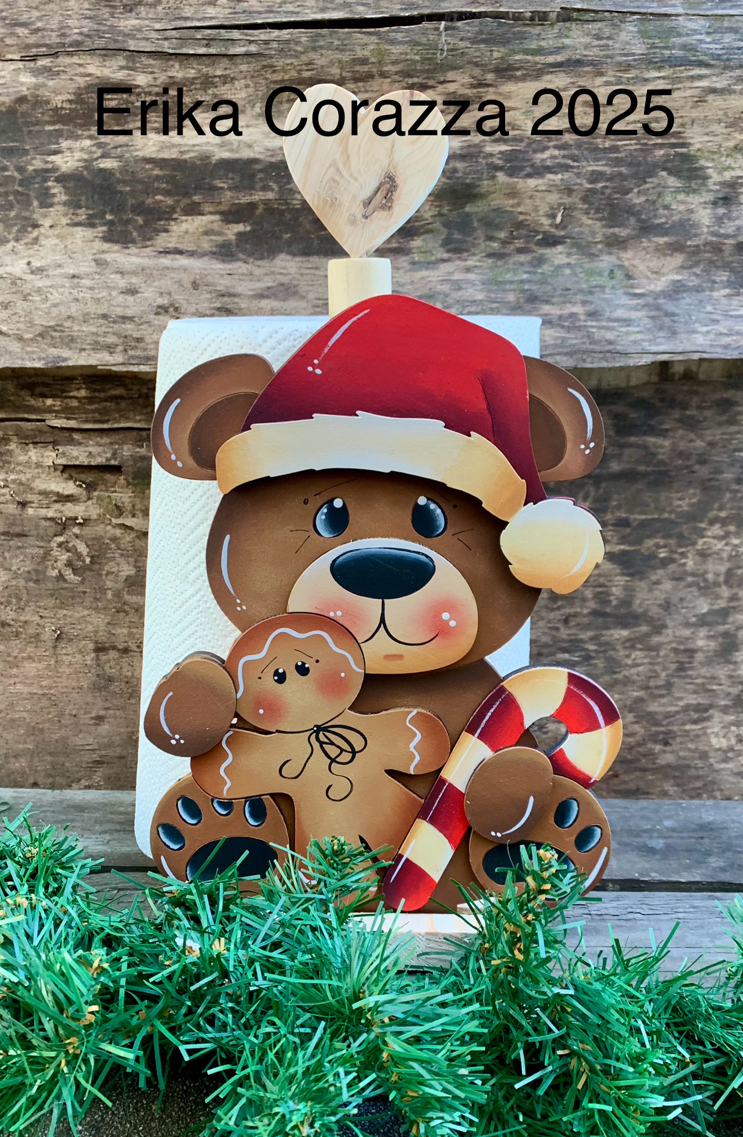 Sagoma: BEAR CHRISTMAS CON GINGER PORTA SCOTTEX 1 Sagoma: BEAR CHRISTMAS CON GINGER PORTA SCOTTEX