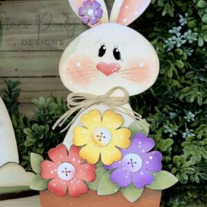 Sagoma: FLOWERPOT BUNNIES (vaso grande)