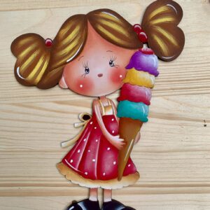 Sagoma: BIMBA CON GELATO