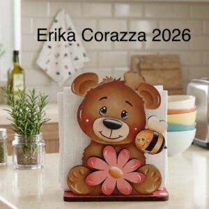 Sagoma: BEARY BEE DAISY PORTA TOVAGLIOLI