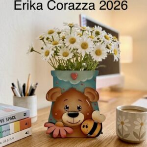 Sagoma: BEARY BEE DAISY VASO PICCOLO