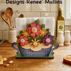 Sagoma: VASETTO CON FIORI (designs Reneè Mullins)