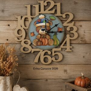 Sagoma: BEAR FALL OROLOGIO