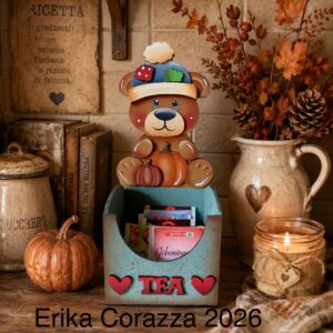Sagoma: BEAR FALL PORTA BUSTINE DEL TEA