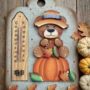 Sagoma: BEAR FALL PORTA TERMOMETRO