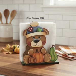 Sagoma: BEAR FALL PORTA TOVAGLIOLI