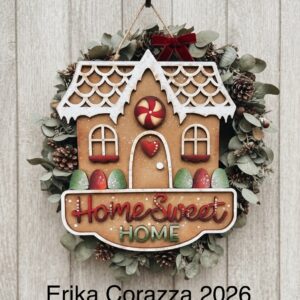 Sagoma: GINGERBREAD HOUSE FUORI PORTA