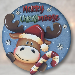 Sagoma: MOOSE CHRISTMAS FUORI PORTA