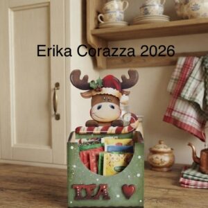 Sagoma: MOOSE CHRISTMAS PORTA BUSTINE DEL TEA