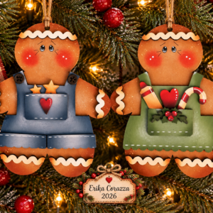 Sagoma: GINGERBREAD ORNAMENTS 2026